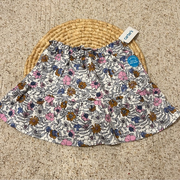 Carter's Toddler Girl Beige Floral Skort